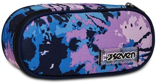 Ученически несесер Seven Freethink Bluebell с разделения