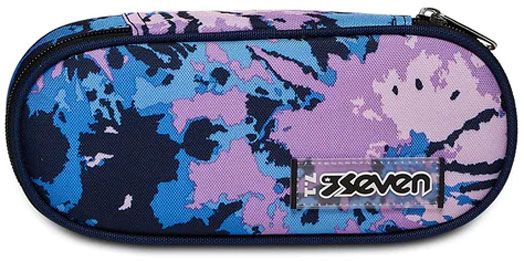 Ученически несесер Seven Freethink Bluebell с разделения