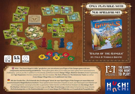 Разширение за настолна игра Rajas of the Ganges: Goodie Box 1