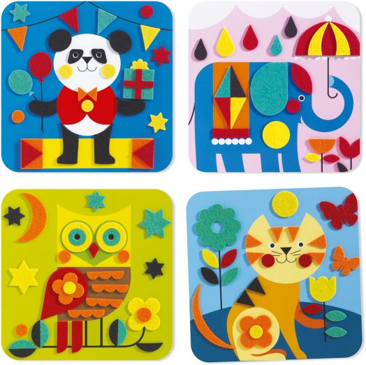 Колажи за най-малките Djeco - Животни