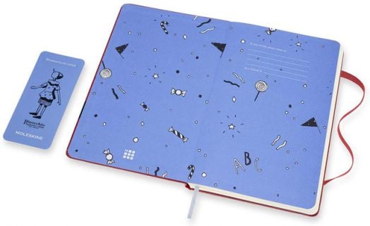Класически тефтер Moleskine Pinocchio Mangiafuoco с твърди корици и нелинирани страници