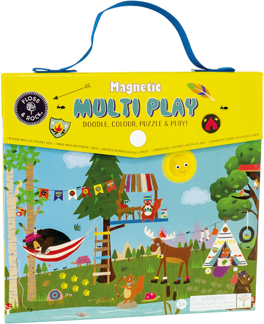 Детска игра с магнити и оцветяване Floss & Rock - Adventure