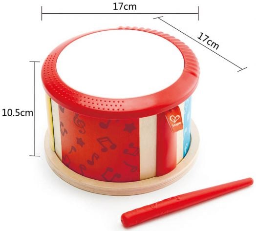 Музикален инструмент Hape - Двустранен барабан