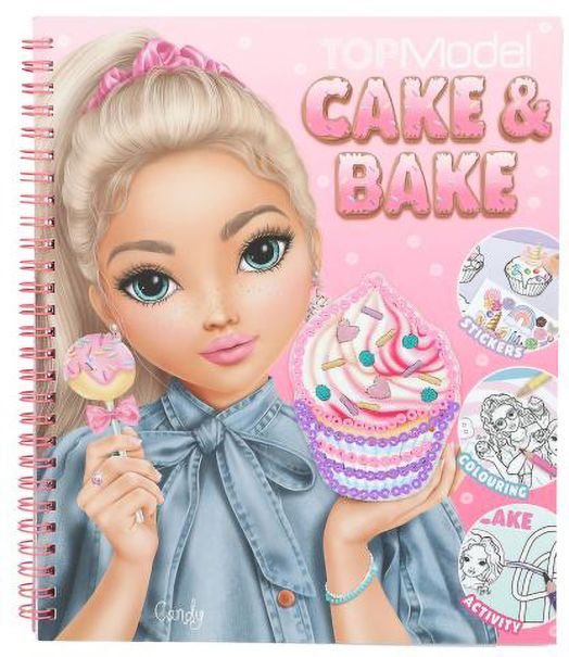 Книжка за оцветяване Top Model - Cake & Bake