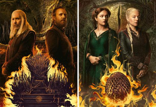 Пъзел Educa: Домът на дракона, 2 x 500 части