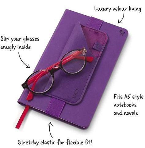 Калъфче за очила Bookaroo, златно