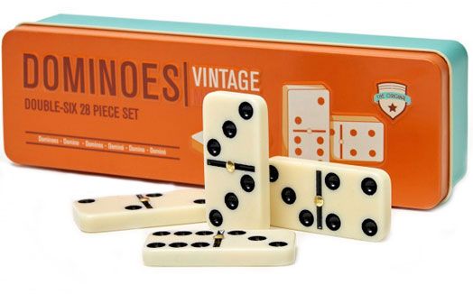 Класическо домино Legami в метална кутия
