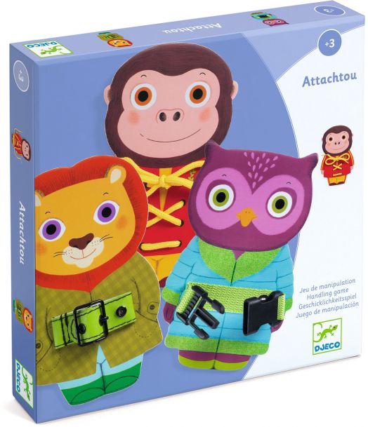 Дървена играчка Djeco: Attachtou