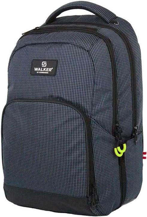 Ученическа раница Schneiders Walker College 2.0 - Grid Navy