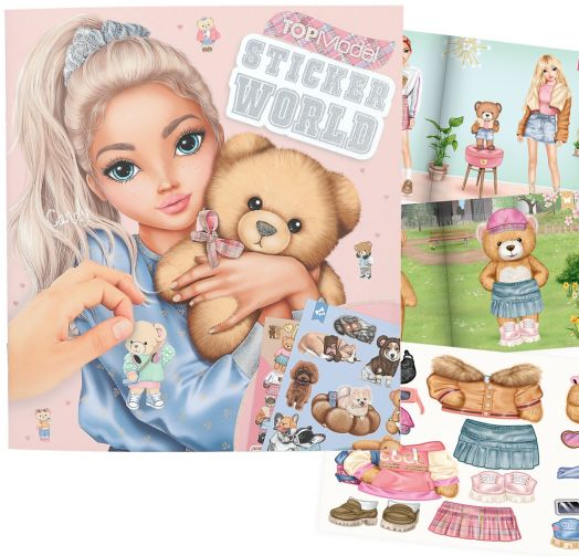 Книжка със стикери Top Model - Team Teddy