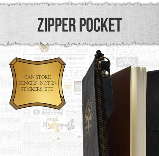 Тефтер с джоб с цип Blue Sky Harry Potter - Order of The Phoenix