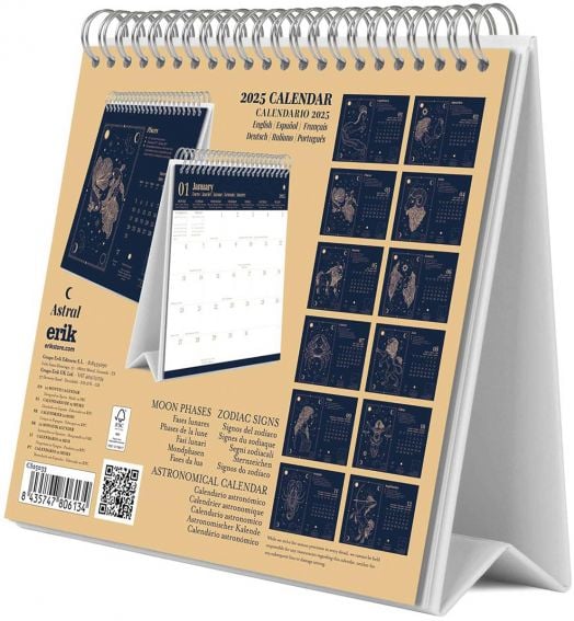Настолен календар Grupo Erik - Astral, 2025 година