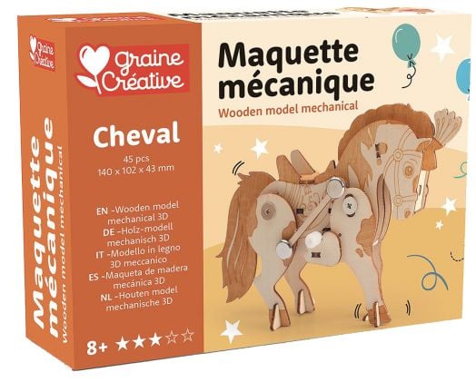 3D механичен модел Graine Creative - Кон