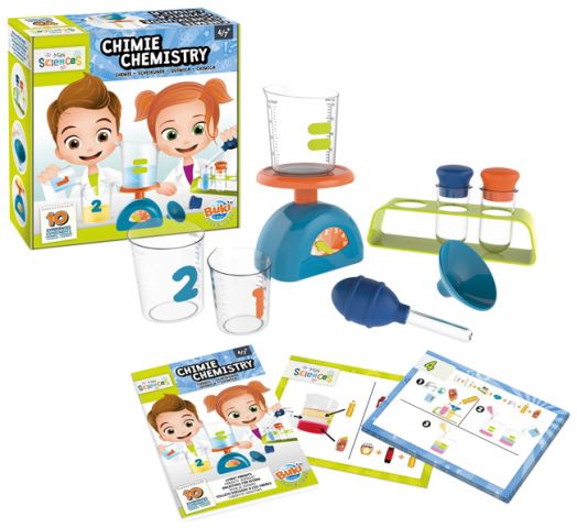 Мини химическа лаборатория Buki - 10 експеримента