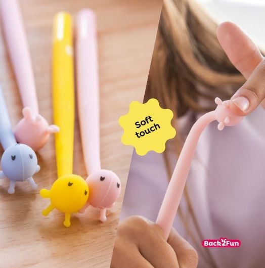 Химикалка Miquelrius Back2Fun Giraffe, жълта