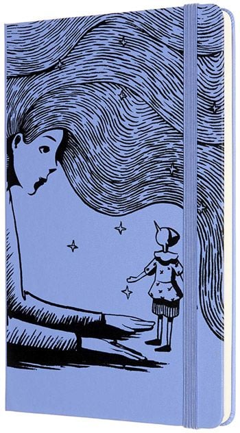 Класически тефтер Moleskine Pinocchio The Fairy с твърди корици и нелинирани страници