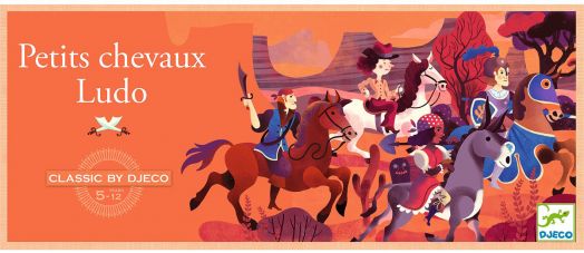 Игра Djeco: Не се сърди човече, кончета