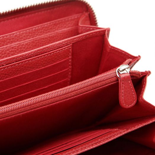 Дамски портфейл Bugatti Linda, червен