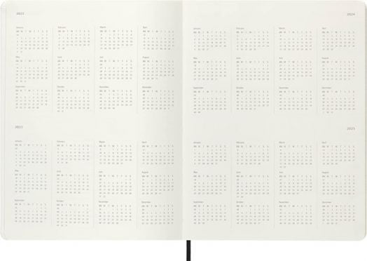 Голям тефтер планер Moleskine Lorenzo Petrantoni, недатиран