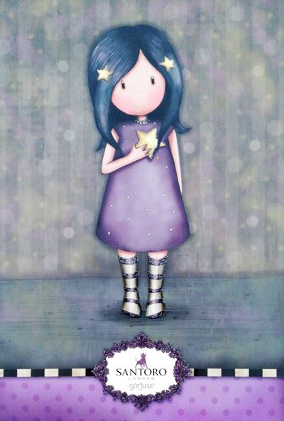 Тетрадка Gorjuss А4, 40 листа с широки редове