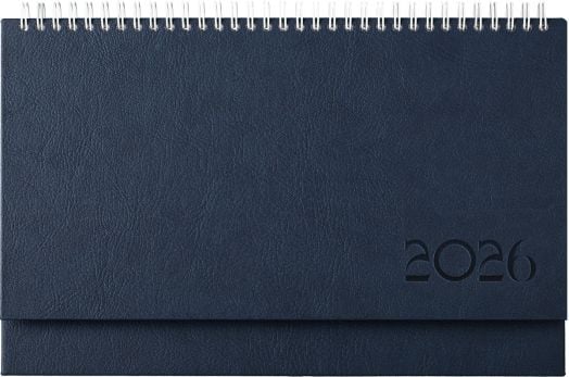 Син настолен календар за бюро Казбек 2026