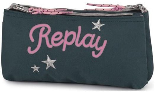 Двоен ученически несесер Replay Stars