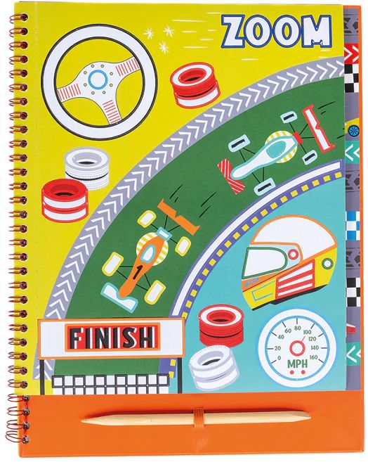 Магическа книжка Floss & Rock - Foil & Play, Cars