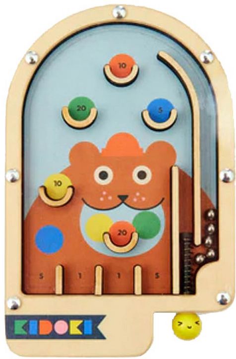 Дървена игра с топче Kikkerland, асортимент