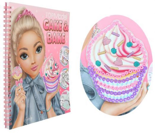 Книжка за оцветяване Top Model - Cake & Bake