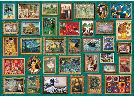 Пъзел Eurographics - Шедьоври, 2000 части