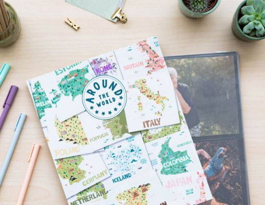 Албум за снимки Around The World