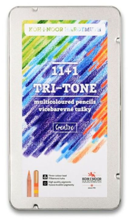 Многоцветни моливи Koh-I-Noor, 12 броя