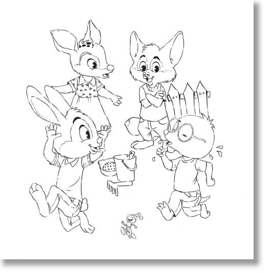 Горската детска градина: Как зайчето Киско откри силата на думите и смеха