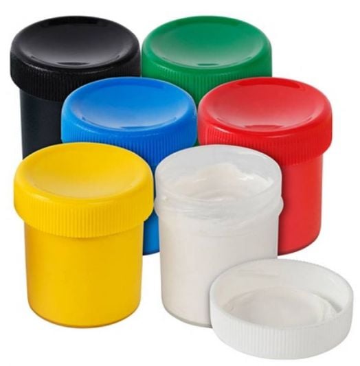 Темперни бои Faber-Castell, 6 цвята х 20 мл.