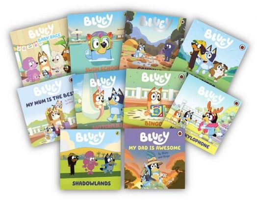Bluey 10 Books Shrink-wrap Set