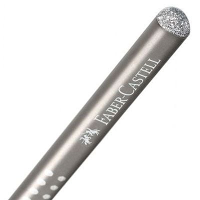 Графитен молив Faber-Castell Sparkle Pearl Silver