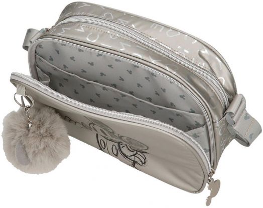 Чанта Mickey Outline 100th Anniversary за през рамо с две отделения