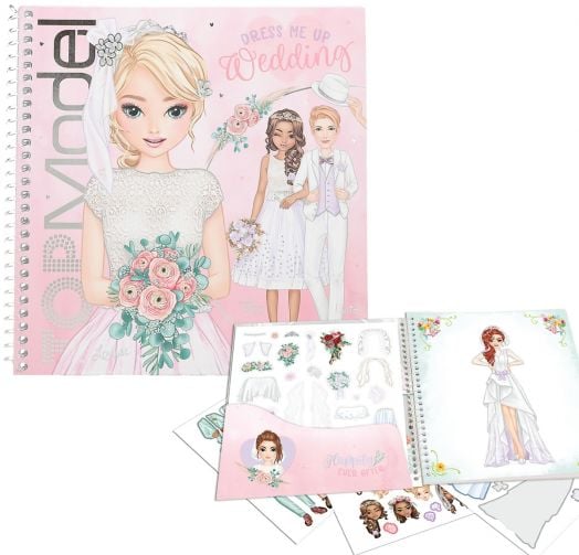 Книжка със стикери Top Model - Wedding