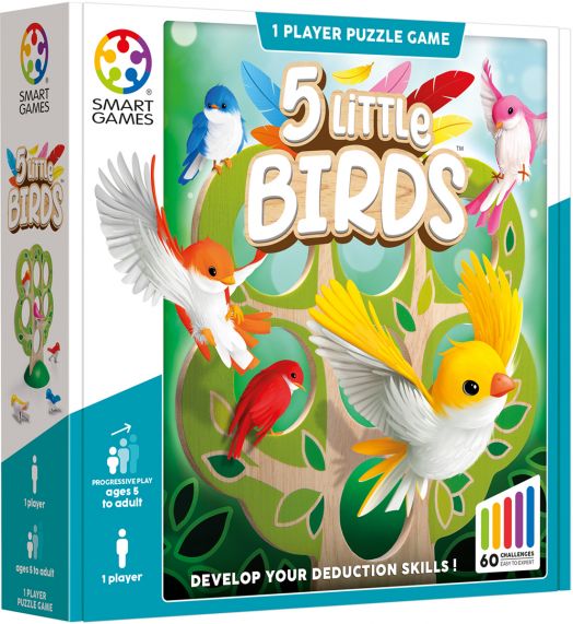 Логическа игра Smart Games: 5 Little Birds