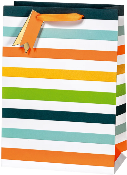Подаръчна торбичка BSB - Neon Stripes, размер L
