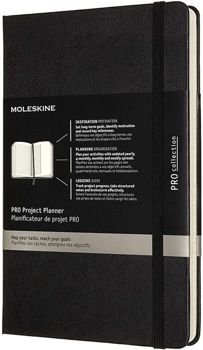 Тефтер Moleskine Pro Project Planner с твърди корици