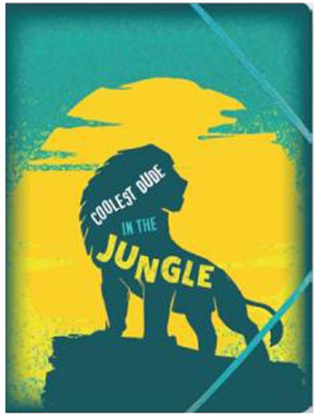 Папка Lion King с ластик