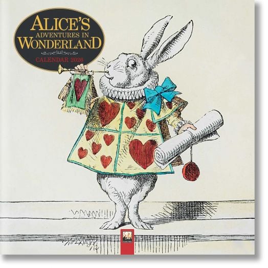 Стенен календар Alice's Adventures in Wonderland, 2026 година