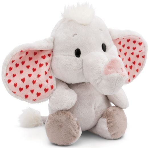 Плюшена играчка Nici - Слон, светлосив