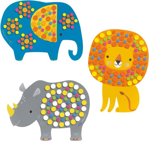 Детска мозайка Djeco: Soft Jungle