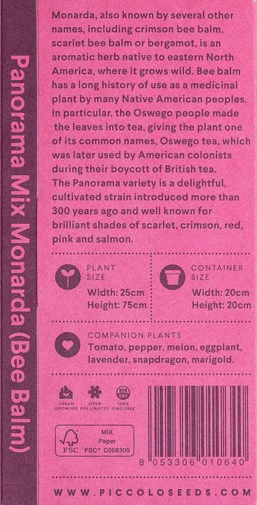 Семена за флорални чайове Piccolo, 3 вида