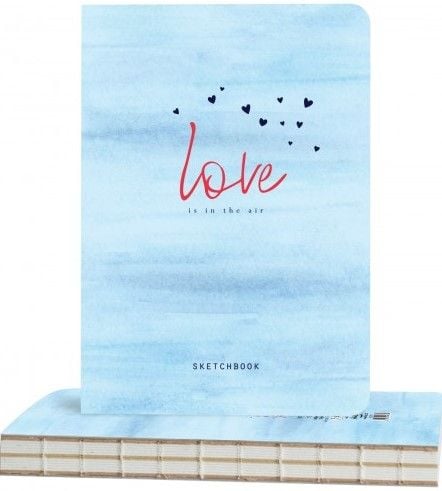 Скицник Drasca Hearts in the sky А5, 112 листа