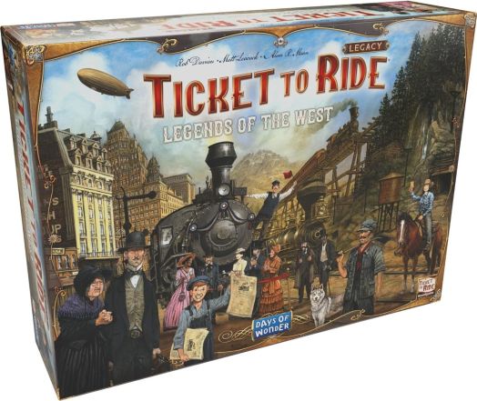 Настолна игра Ticket To Ride Legacy: Legends of the West