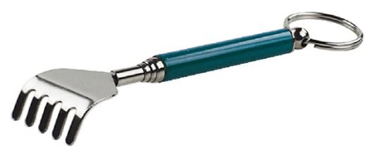 Телескопична мини чесалка за гръб Legami SOS Mr. Tickle, петролно синя