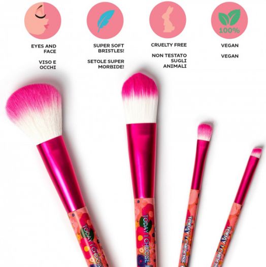 Четки за грим Legami Oh My Glow - Flowers